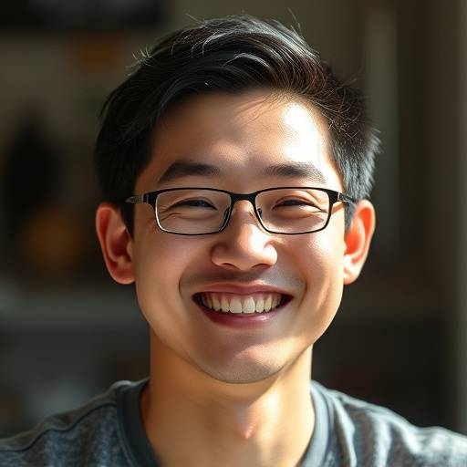 Portrait of David Chen, happy customer