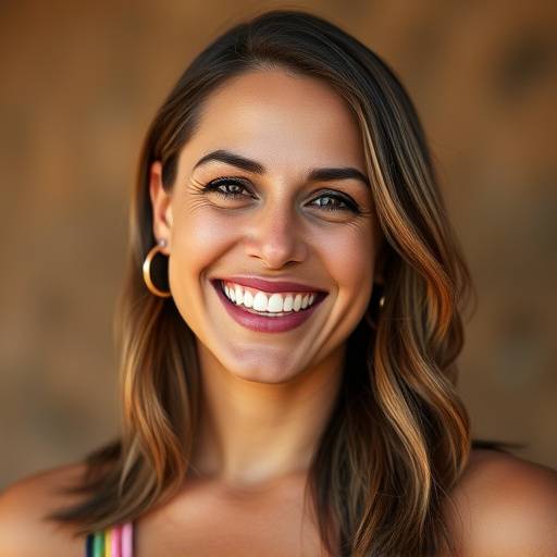Portrait of Maria Rodriguez, smiling customer